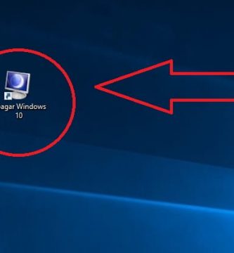 apagar Windows 10 desde el escritorio