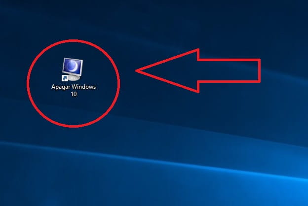 apagar Windows 10 desde el escritorio