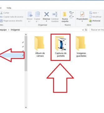 donde se guardan las capturas de pantalla