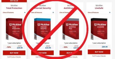 desinstalar antivirus Windows.