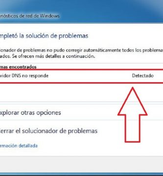 servidor DNS no responde en windows 10.