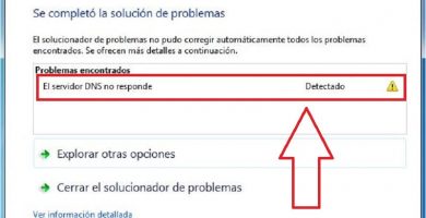 servidor DNS no responde en windows 10.