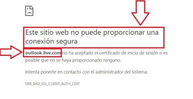este sitio web no puede proporcionar una conexión segura nod32