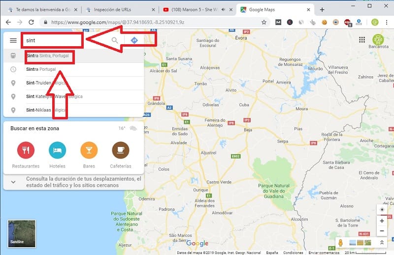 ¿Cómo hacer un mapa con varias direcciones en Google Maps?