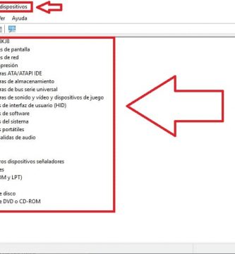 buscar administrador de dispositivos en windows 10