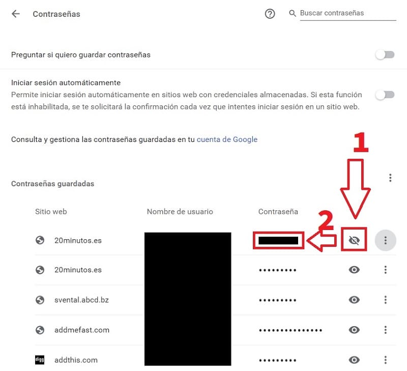 Search for: ¿Cómo guardar una contraseña en Google Chrome?