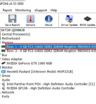 saber la cantidad y modelo exacto de memoria ram del pc