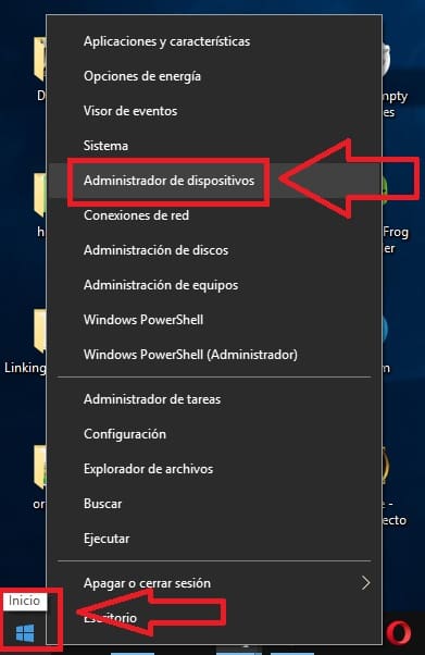 administrador de dispositivos como administrador windows 10