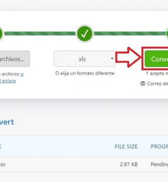 como convertir archivo .csv a .xls