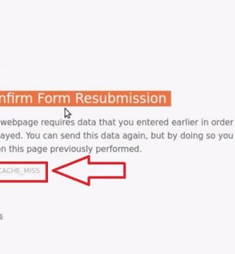 reparar el error err_cache_miss