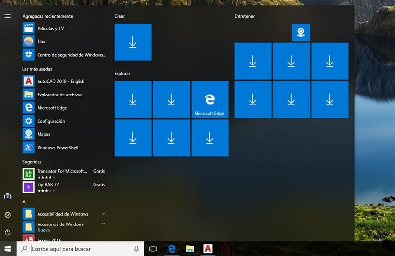 Aire acondicionado táctica milla nautica 🤓 No Aparecen Iconos En Inicio Windows 10 Solución 2023