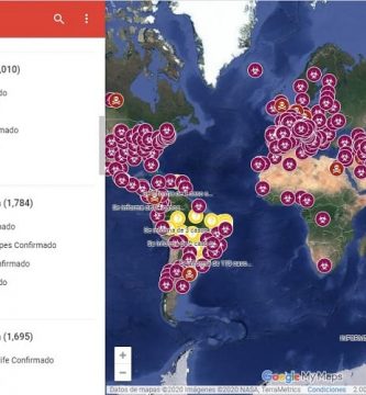 mapa coronavirus interactivo