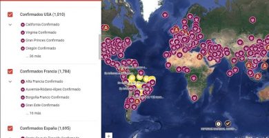 mapa coronavirus interactivo