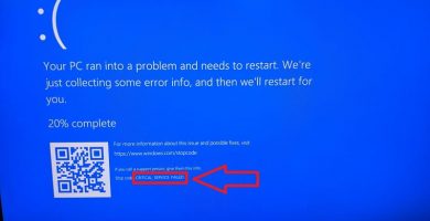 critical_service_failed como solucionarlo