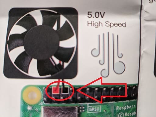 cambiar la velocidad del ventilador de raspberry pi cuando hace mucho ruido.