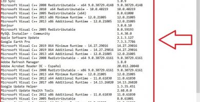 listado de aplicaciones instaladas en windows