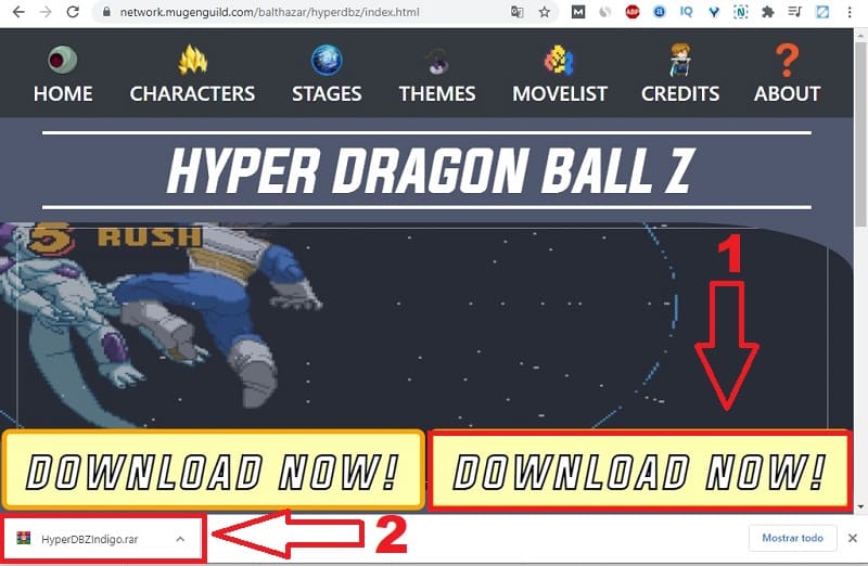 descargar hyper dragon ball z.