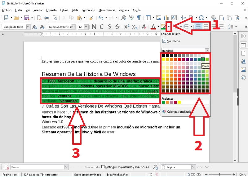 ≫ Como Subrayar Un Texto En LibreOffice Con Color 2023