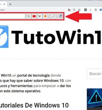 añadir search box en Chrome.