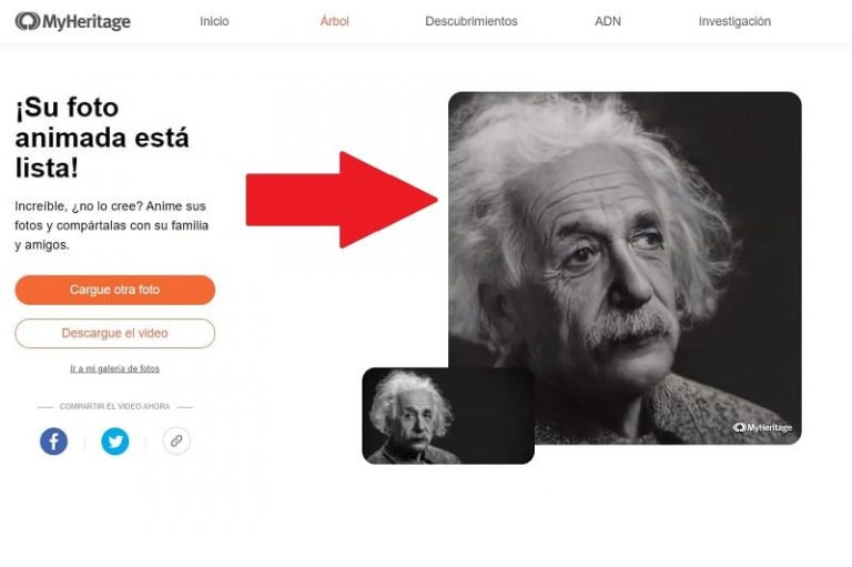 ≫ Animar Fotos con Inteligencia Artificial con Myheritage 2026