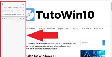 pestañas verticales de microsoft.
