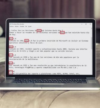 modificar texto bloc de notas.