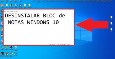 borrar bloc de notas.