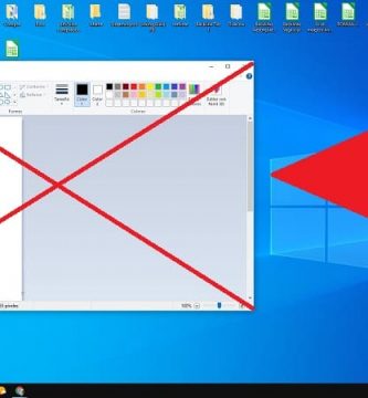 eliminar paint en windows 10.