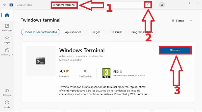 Descargar Windows Terminal Windows 10.