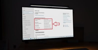 Propiedades del sistema Windows 10.