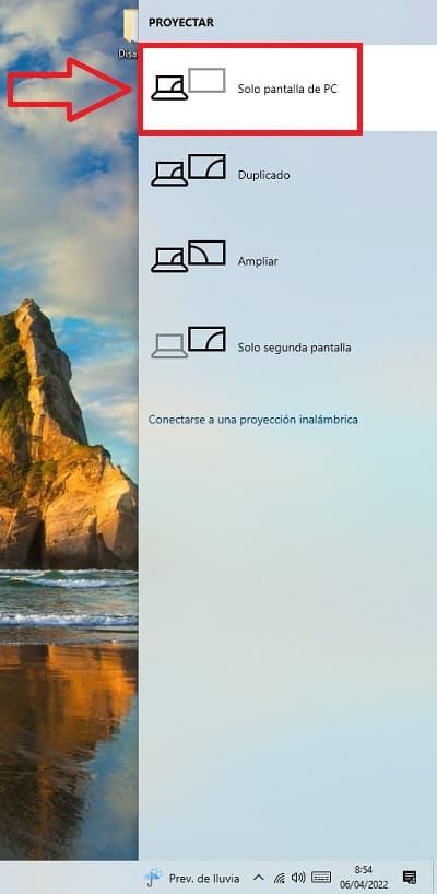 Clonar Windows 10 pantalla.