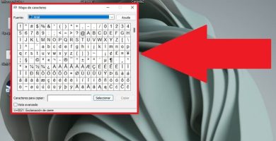 abrir mapa de caracteres win 11.