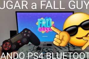 Conectar Fall Guys Dualshock 4 sin cables.