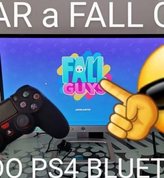 Conectar Fall Guys Dualshock 4 sin cables.