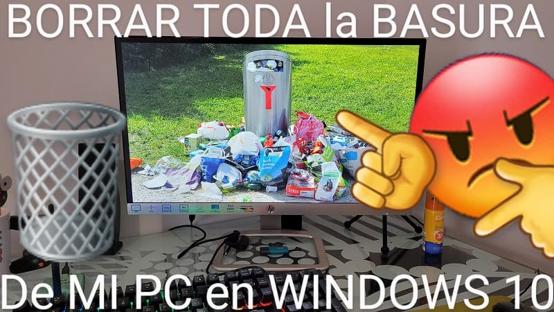 Borrar toda la basura de mi PC en Windows 10.
