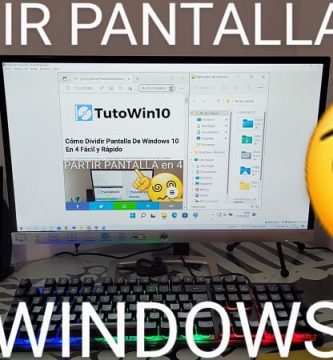 Partir pantalla de vídeo en 2 en Windows 11.
