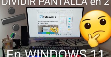 Partir pantalla de vídeo en 2 en Windows 11.