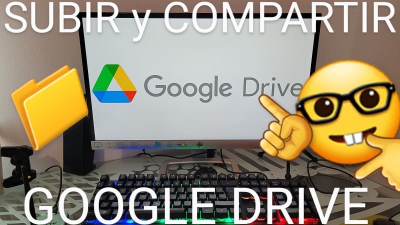 Compartir archivos en Google Drive.