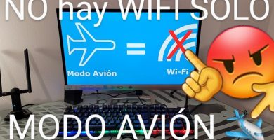 Donde está el wifi solo veo modo avión.