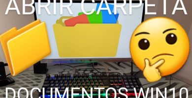 Carpeta documentos windows 10.