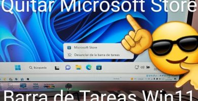 quitar microsoft store barra de tareas windows 11.
