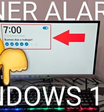 añadir alarma windows 11.