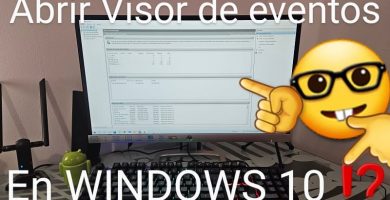 Entrar visor de eventos windows 10.