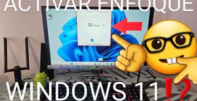 habilitar enfoque windows 11.