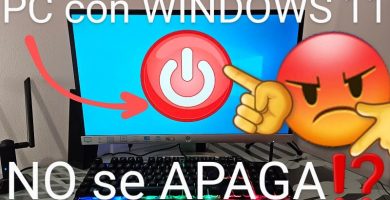Windows 11 no se apaga.