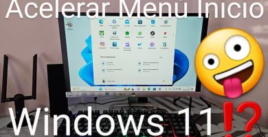 Acelerar menú inicio Windows 11.