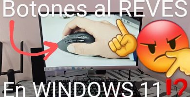 Ratón funciona al revés Windows 11.