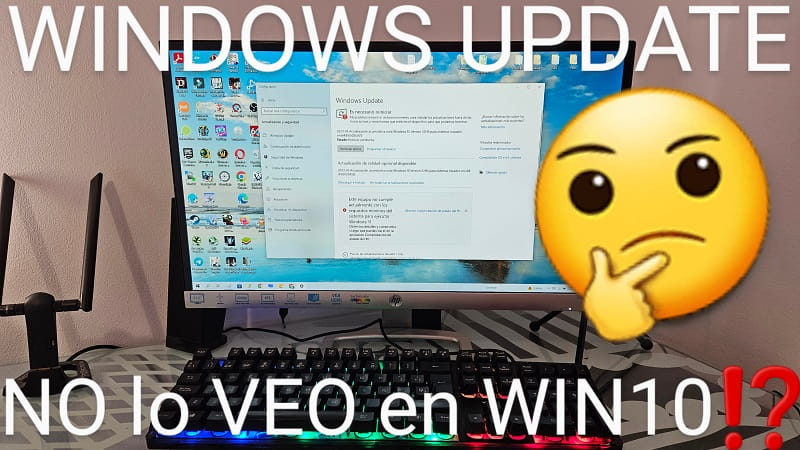 Donde está windows update en Window 10.