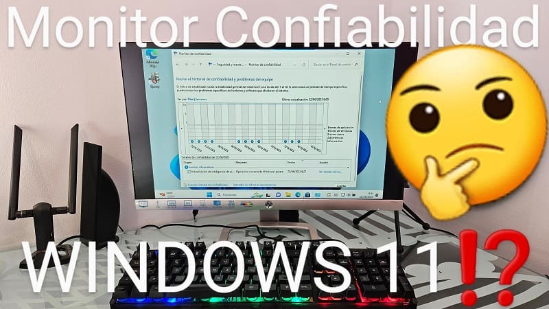 abrir monitor confiabilidad windows 11.