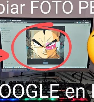 Cambiar foto perfil Google PC.